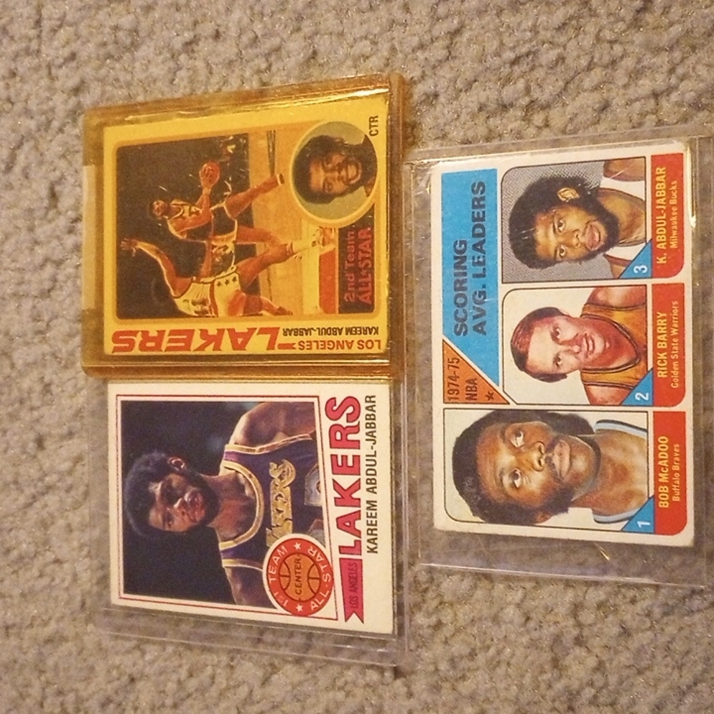 75,77,78 Topps basketball